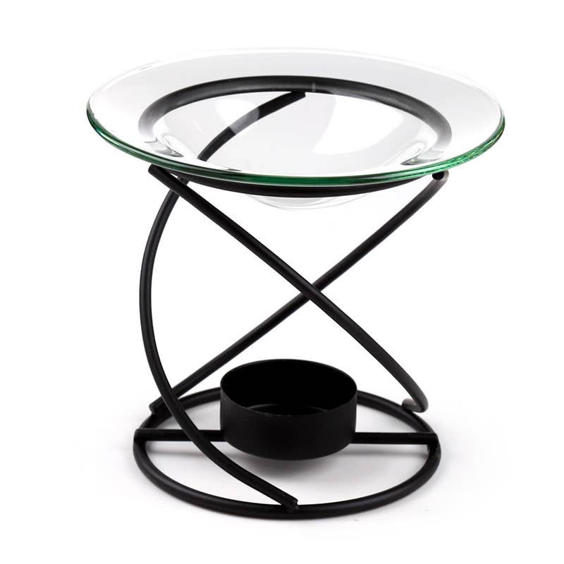 Puckator Ltd - Wholesale Oil Warmer - Black Thin Metal Spiral Oil and Wax Burner4