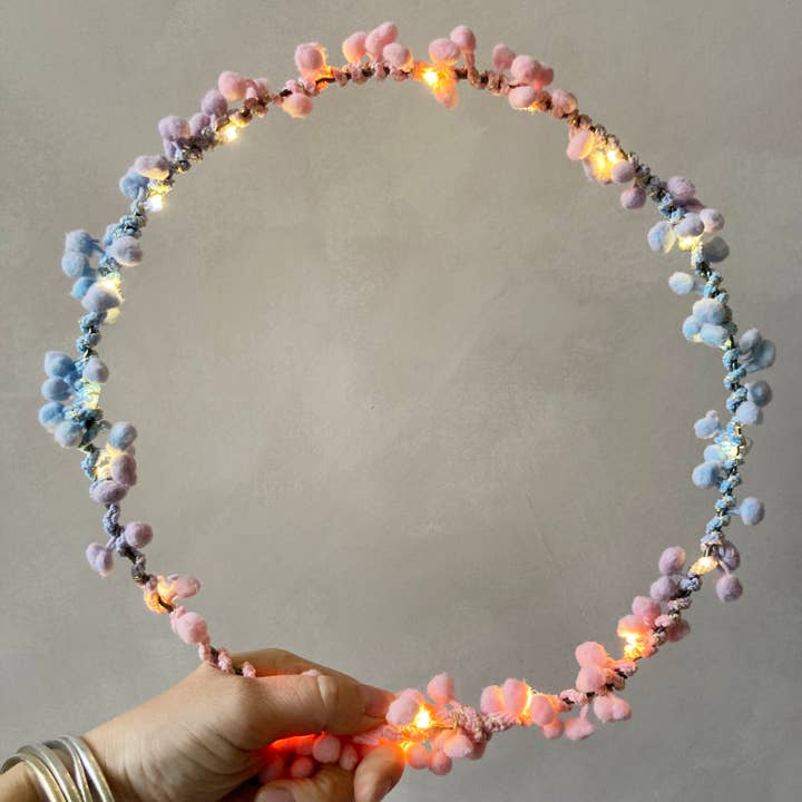 Melanie Porter – wholesale Nattlampa - Barn och baby – Enkel Pom Pom Hoop Ljus