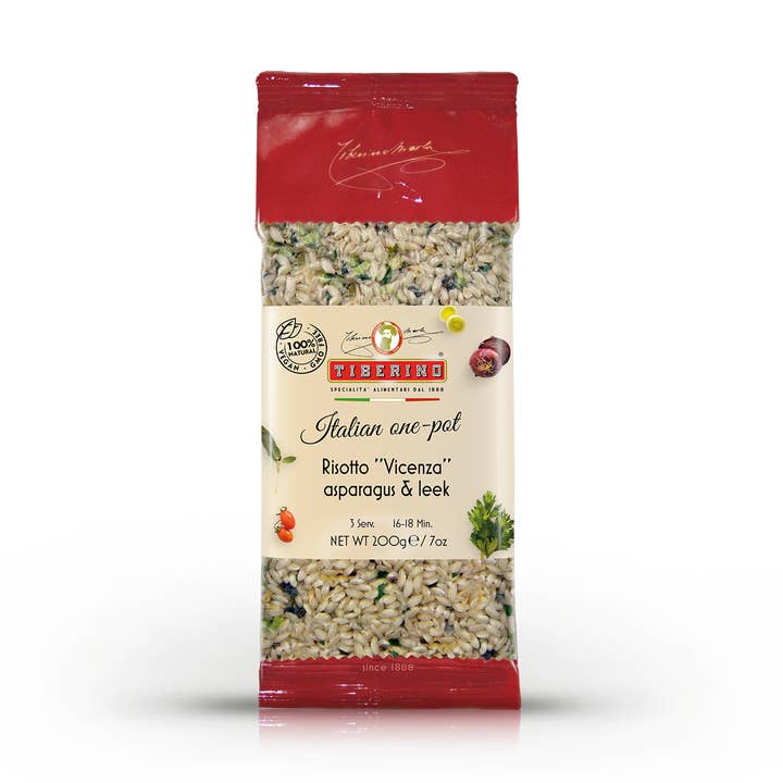 Risotto with Asparagus and Leek for wholesale by Tiberino