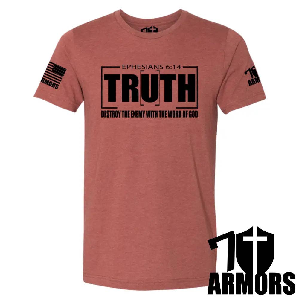 7 ARMORS APPAREL - Wholesale Screen Printed T-Shirt - Men's - BELT OF TRUTH T-SHIRT3