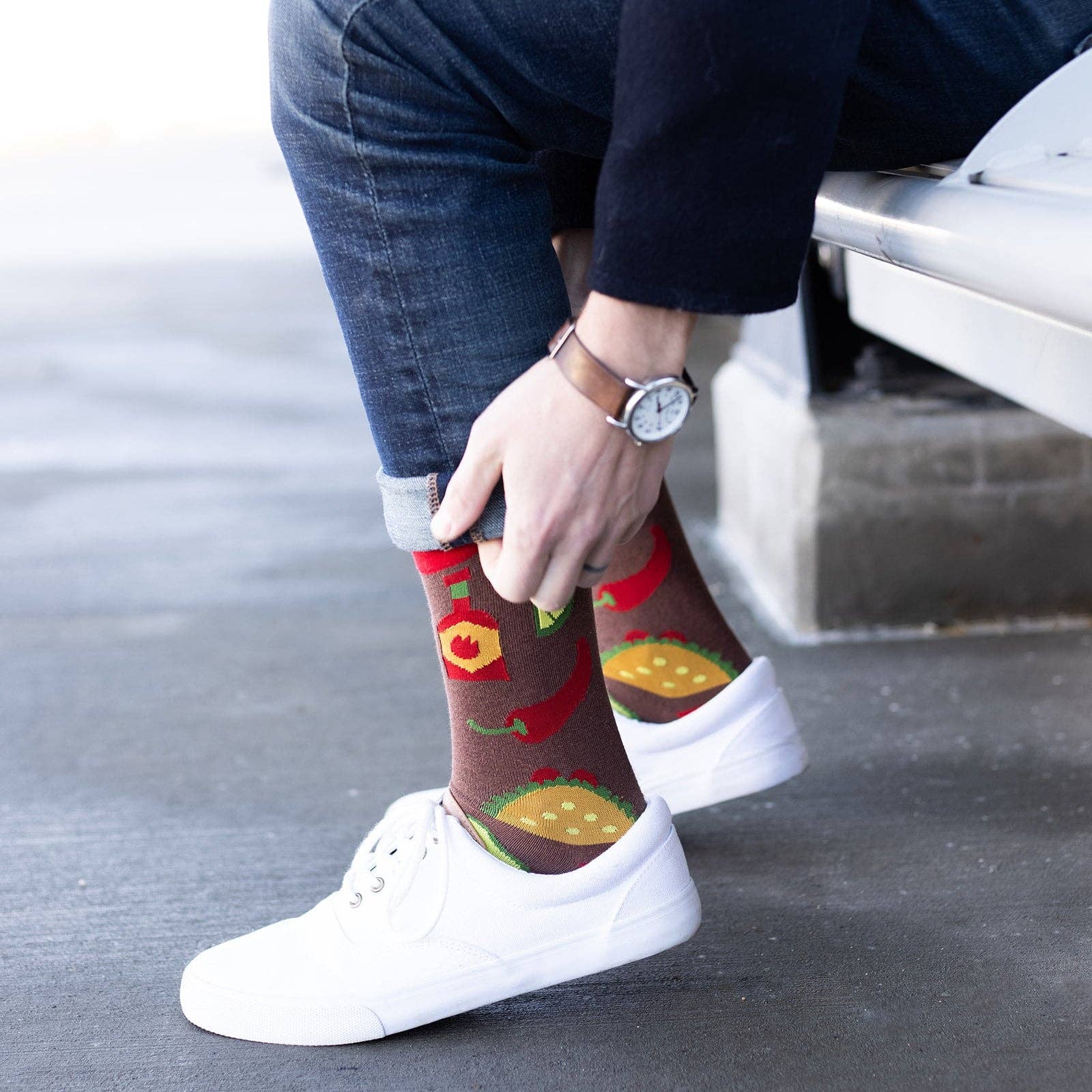 Lavley - Wholesale Socks - Unisex - Bring Me Some Tacos Socks1