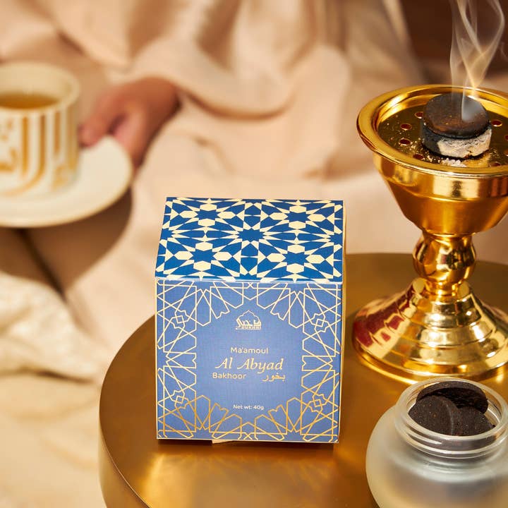 Dukhni - Wholesale Incense - Ma'amoul Al Abyad Bakhoor I 40gm White Oud Arabic Incense1
