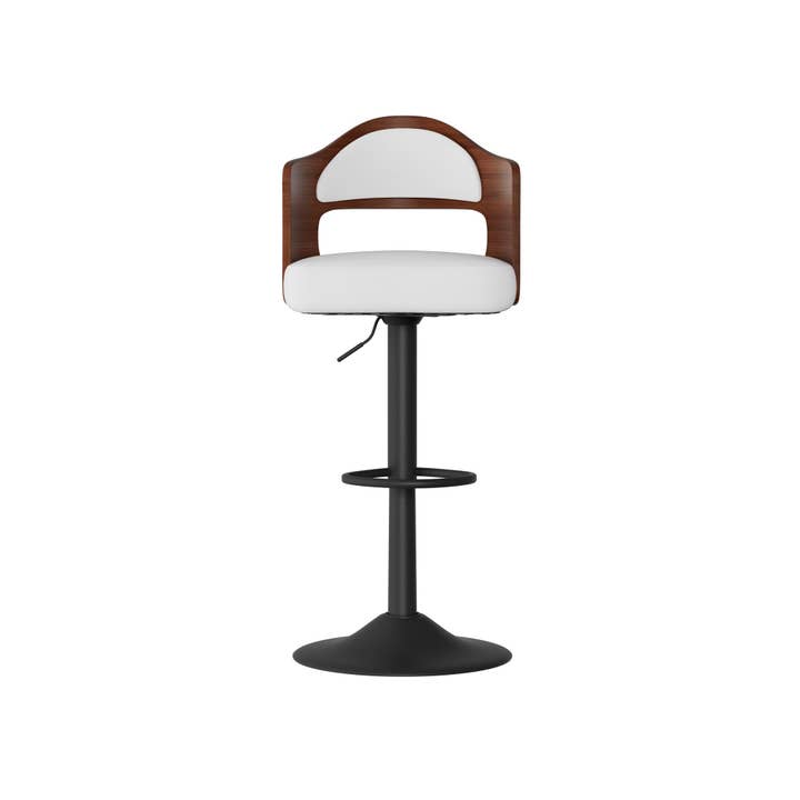 BlakOutlet - Wholesale Stool - Set of 2 Wooden Barstools PU Leather Upholstered Bar Chairs18