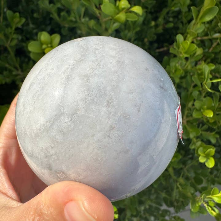 Moon Rituals - Wholesale Spiritual stone/crystal - Large Flower Agate Sphere – Hand-Polished Natural Crystal Ball for Growth & Christmas Crystal Gift #102