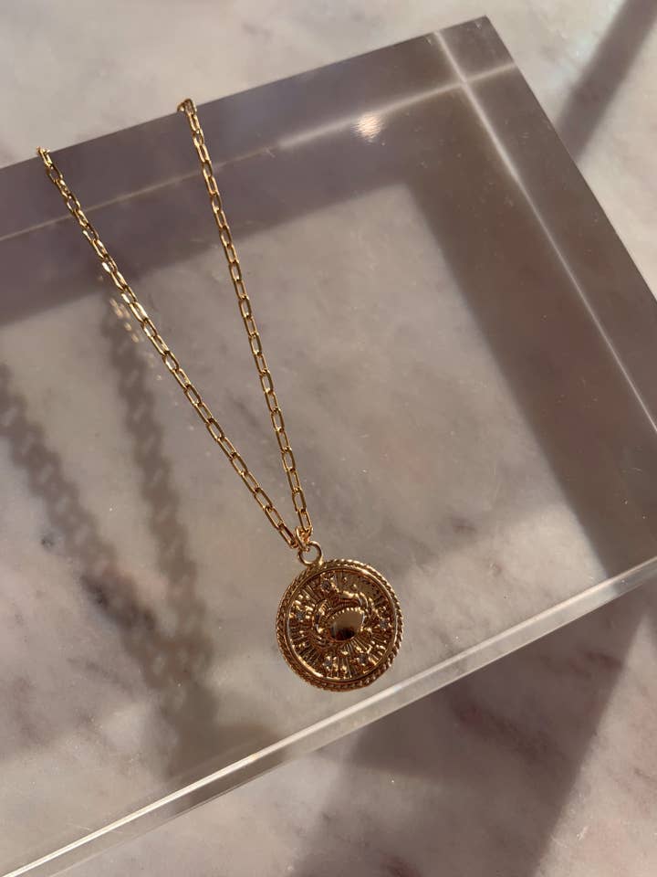 ZODIAC COIN NECKLACE for wholesale by Alyse Jewelry