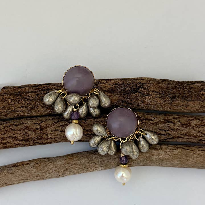 Sandrine France Studio - Wholesale Dangle Earrings - Olwen Earrings2