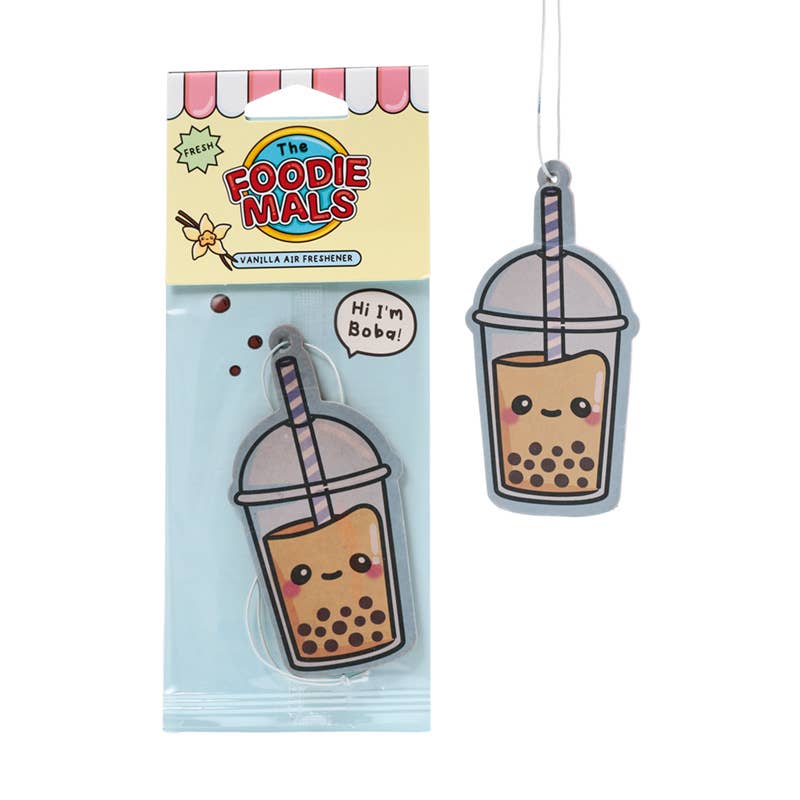 Puckator EU - Wholesale Air Freshener - Vanilla Foodiemals Boba the Bubble Tea Air Freshener4