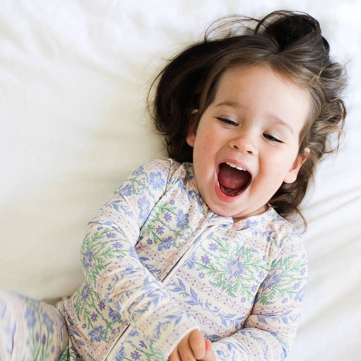Motette - Wholesale Sleepsuit - Baby - Spring Cascade Bamboo Sleeper