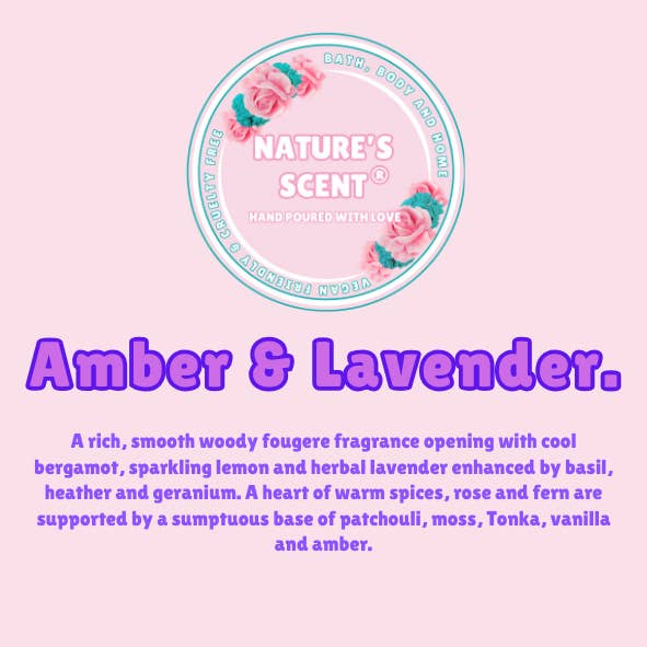 Amber & Lavender Wax Melt Snap Bar for wholesale by Nature's Scent ®