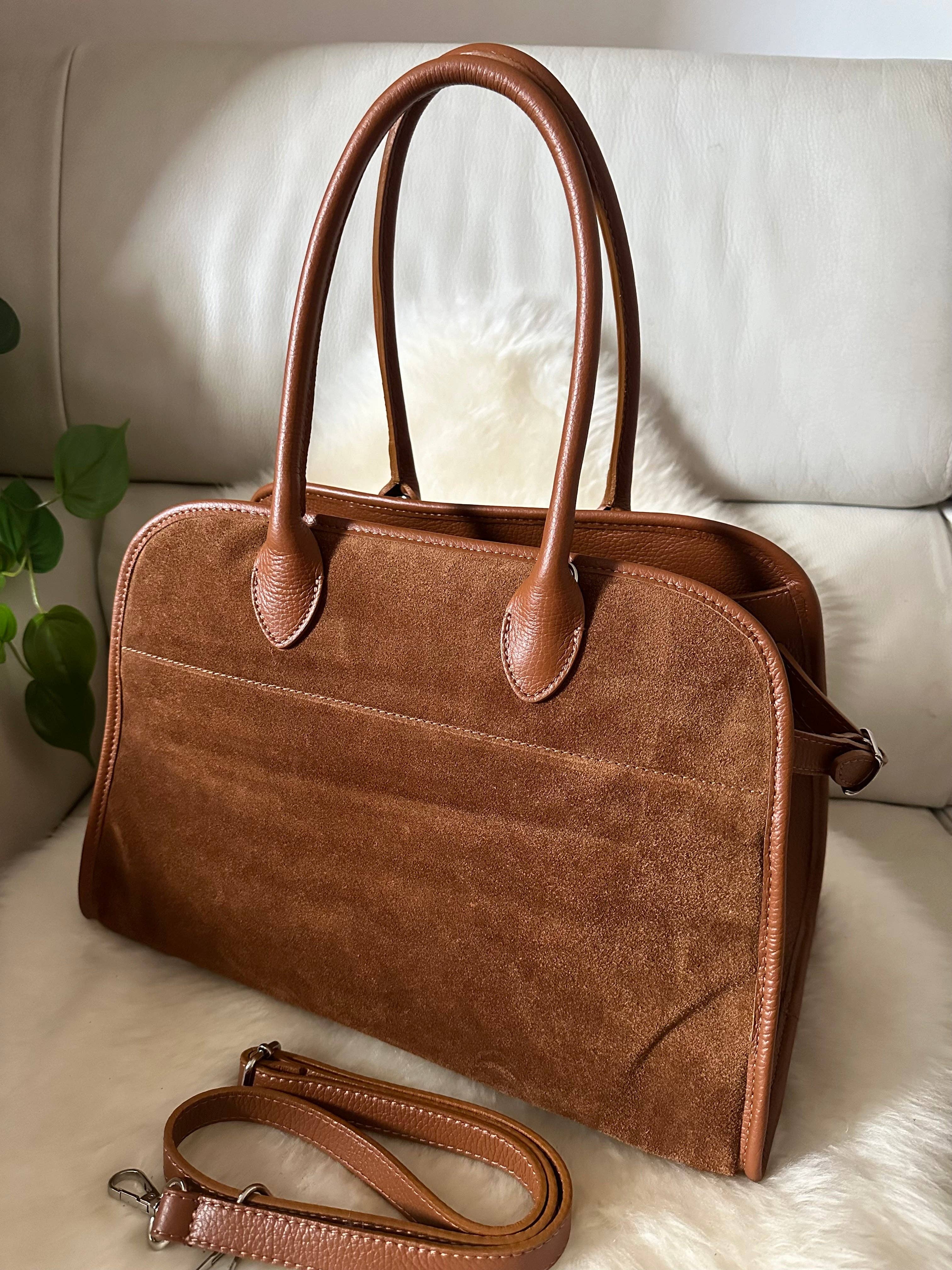 Zhade - Vendita all'ingrosso Borsa con manico - Donna - MEGAN BIG - pelle e suede5