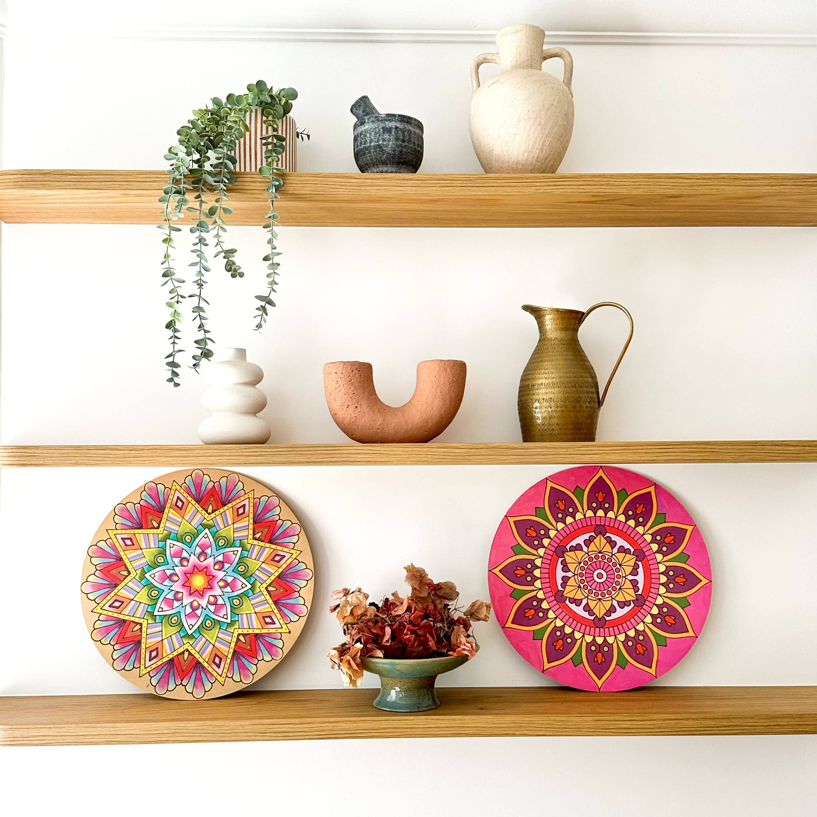 Life of Colour – wholesale DIY-pysselkit – Life of Colour Mandala-målningskit - Paket med 3 stycken (del 2, utan pennor)6