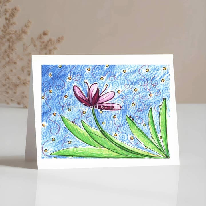 Lula Bell Cards and Gifts - Wholesale Stationery/Notecard Set - Whimsical Crocus Boxed Note Cards1