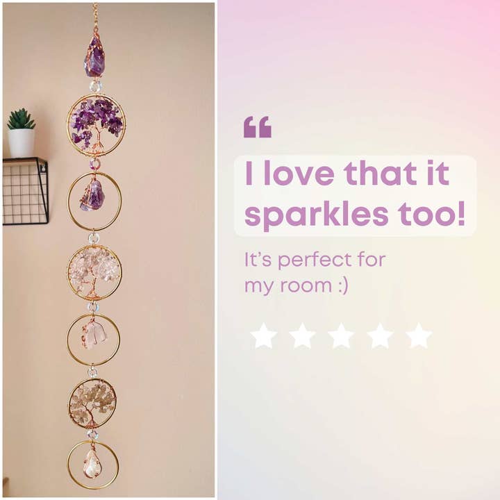 LilAryenne | Jewelry & Suncatchers - Wholesale Suncatcher - Chakra Suncatcher - Crystal Healing Gift Decor6