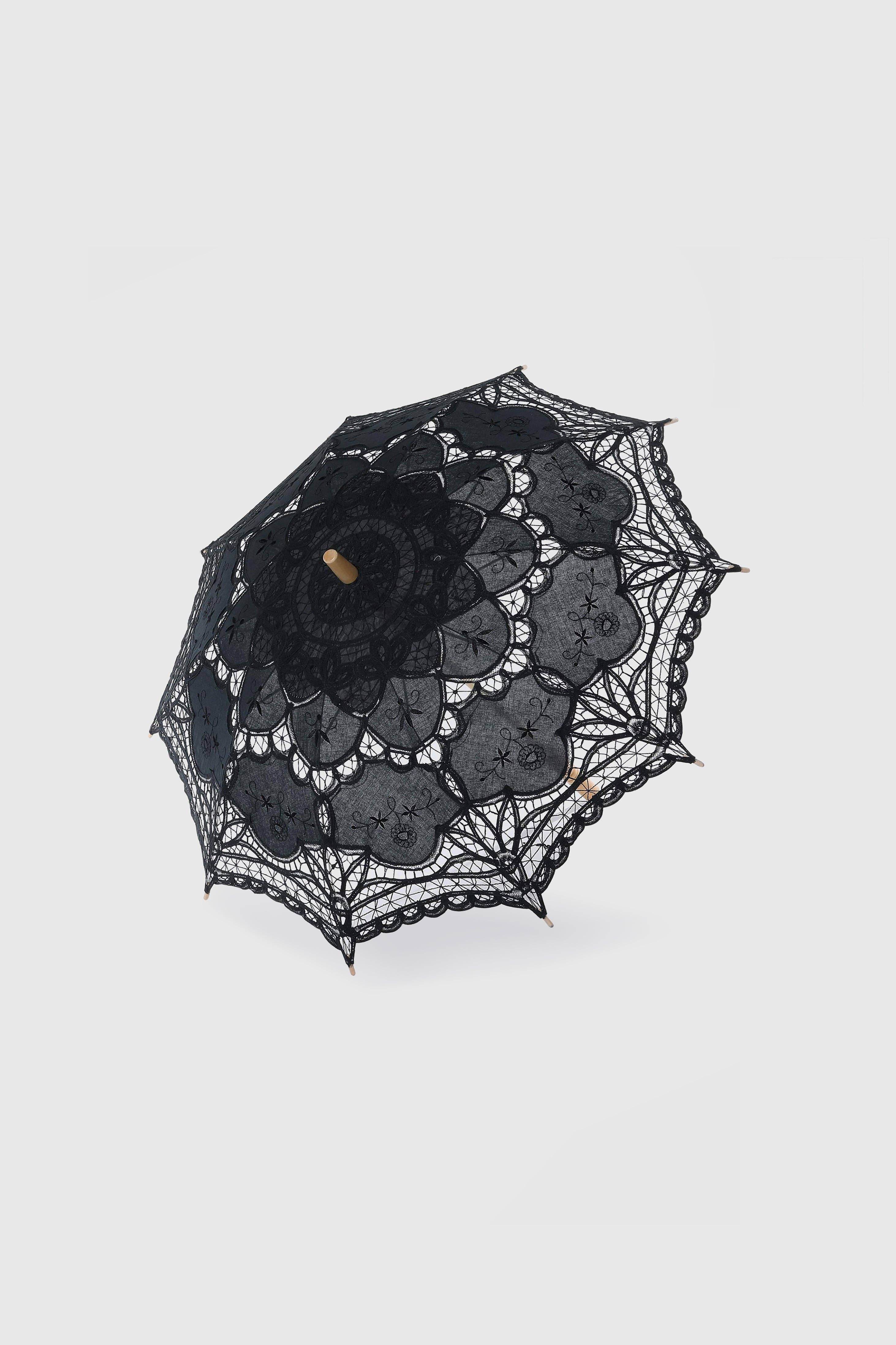 BABEYOND – wholesale Umbrella – Women's – 1920s Vintage Lace Umbrella Parasol3