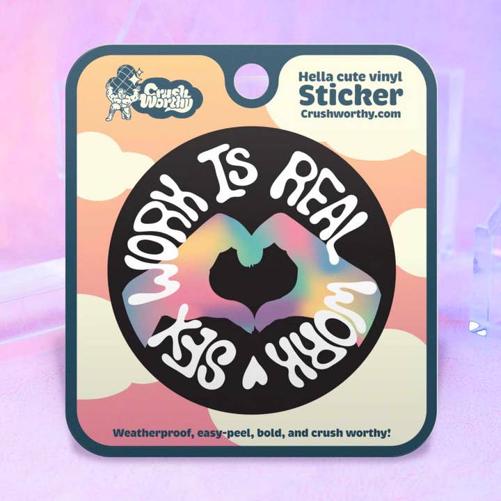 Adesivo per lavoro sessuale è un vero lavoro per la vendita all'ingrosso da parte di Crushworthy