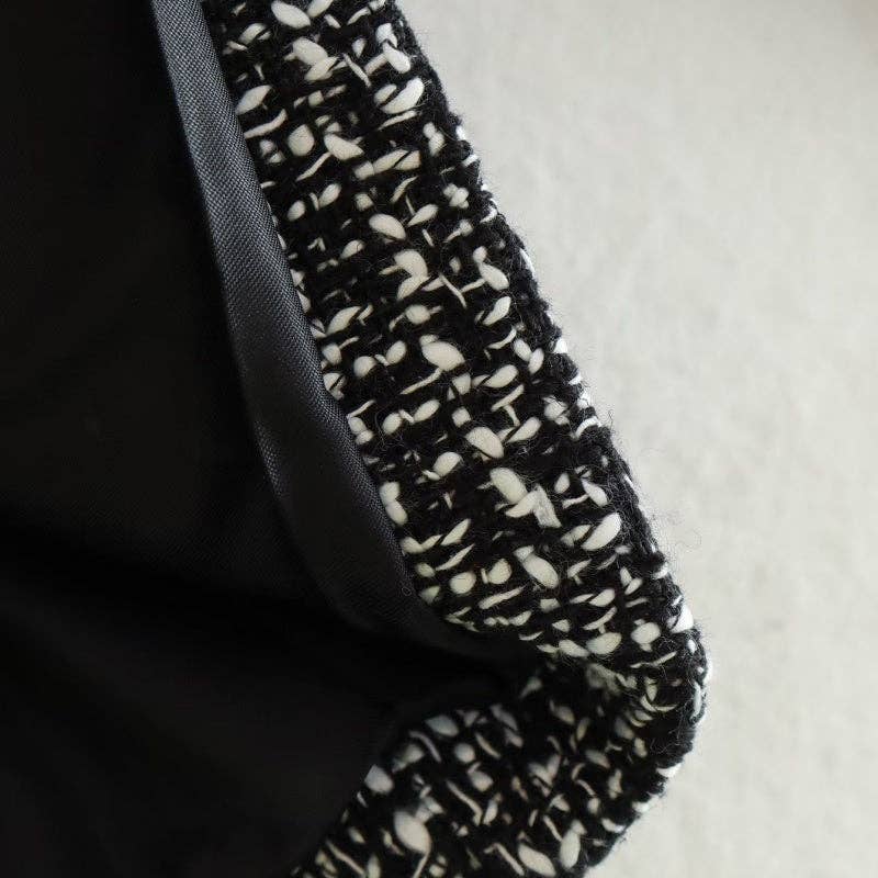 AZSHOP Trading LLC - Wholesale Jacket - Women's - Button-Up Tweed Jacket with Pockets8