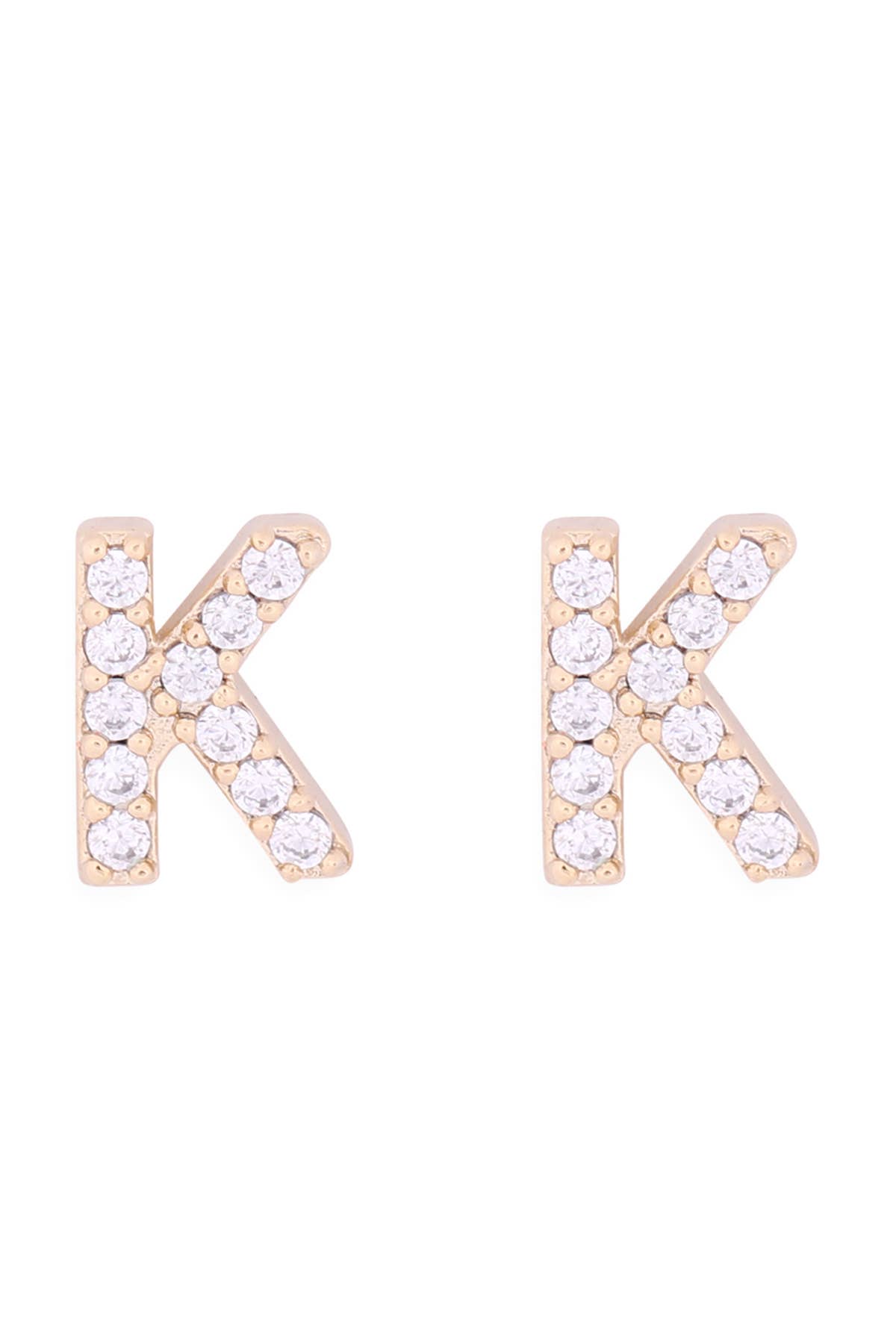 MYS Wholesale Inc - Wholesale Stud/Post Earrings - Cubic Zirconia Initial Earrings19