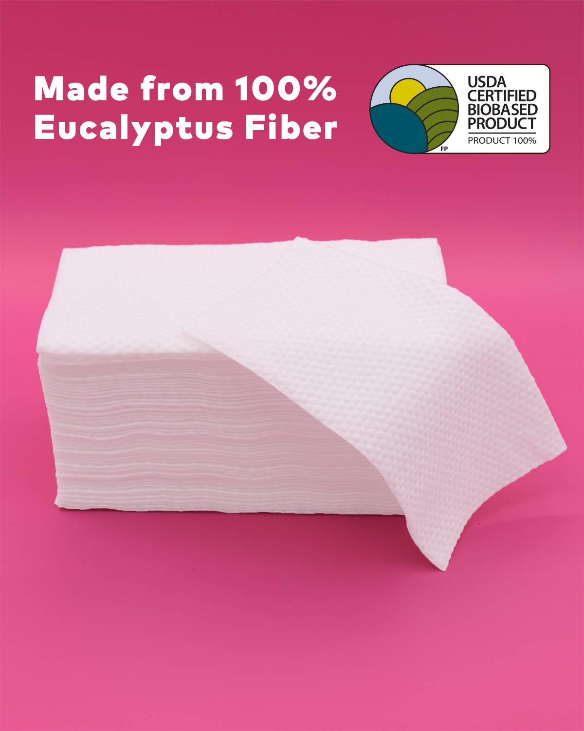 The Original MakeUp Eraser - Wholesale Face & Body Wipes - Cloud Clean Eco Towelettes, Certified 100% USDA Biobased7