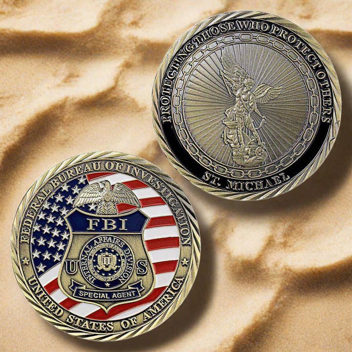 United States Federal Bureau of Investigation Souvenir Coin for wholesale by WoodWristCo