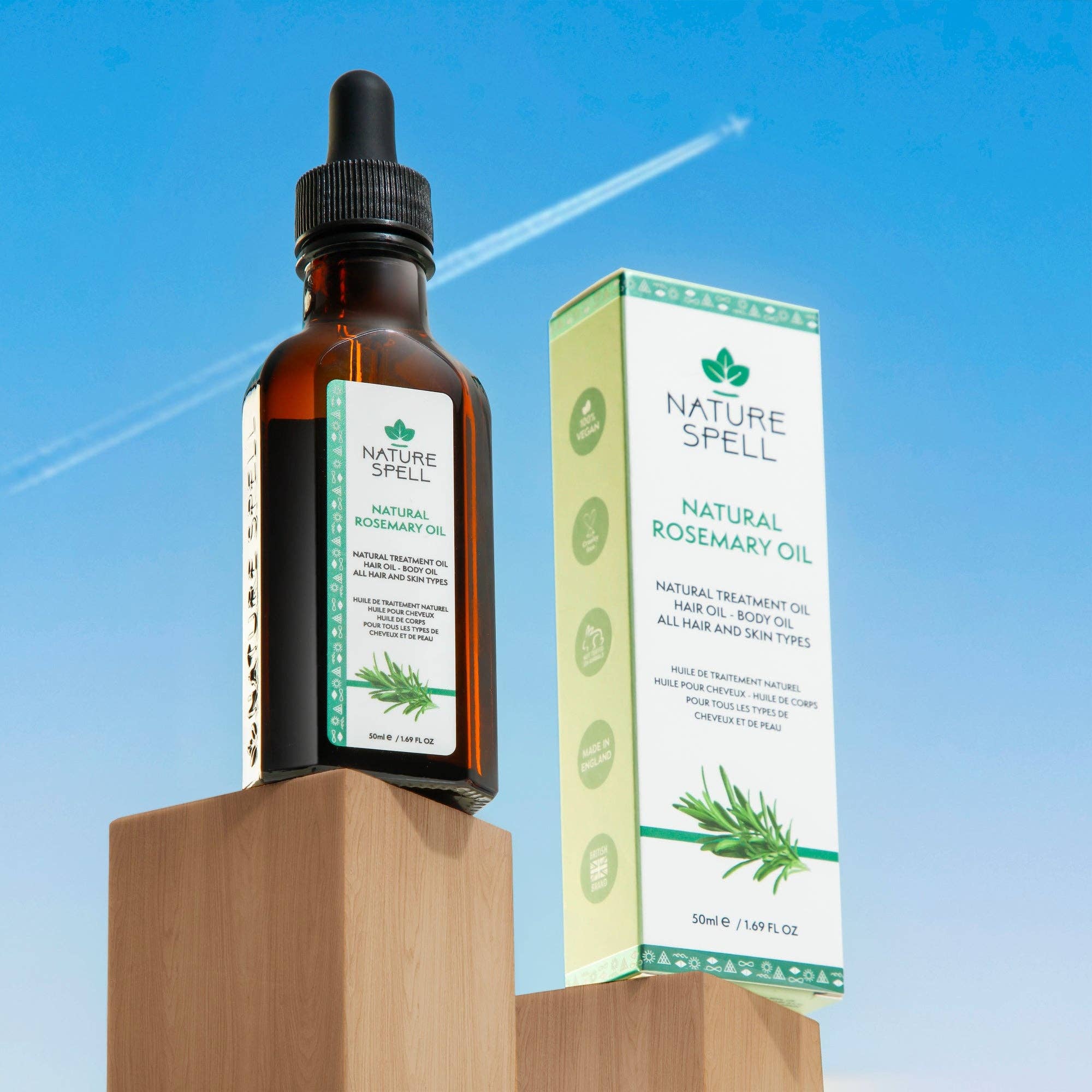 Nature Spell - Wholesale Hair Oil - Nature Spell Travel Size Rosemary Oil for Hair 50ml2