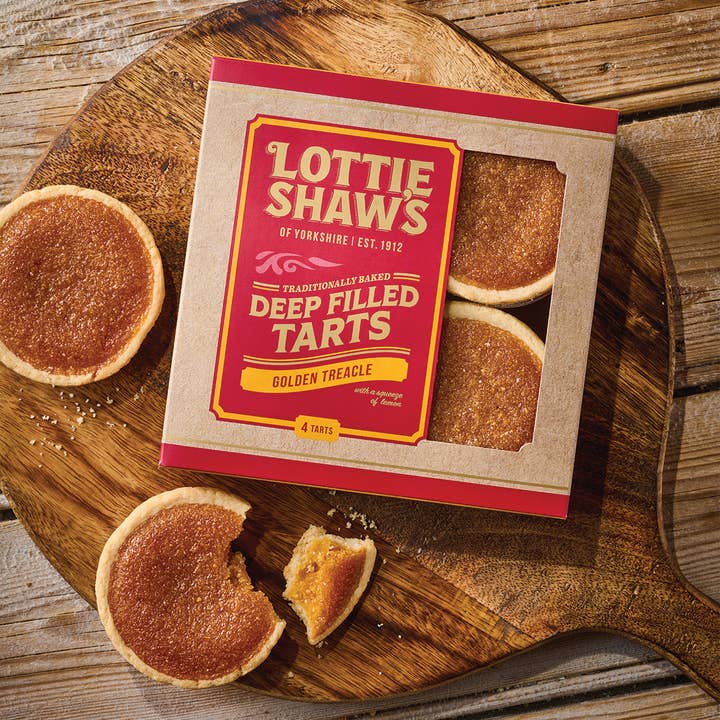 Deep Filled Treacle Tarts for wholesale by Lottie Shaw's