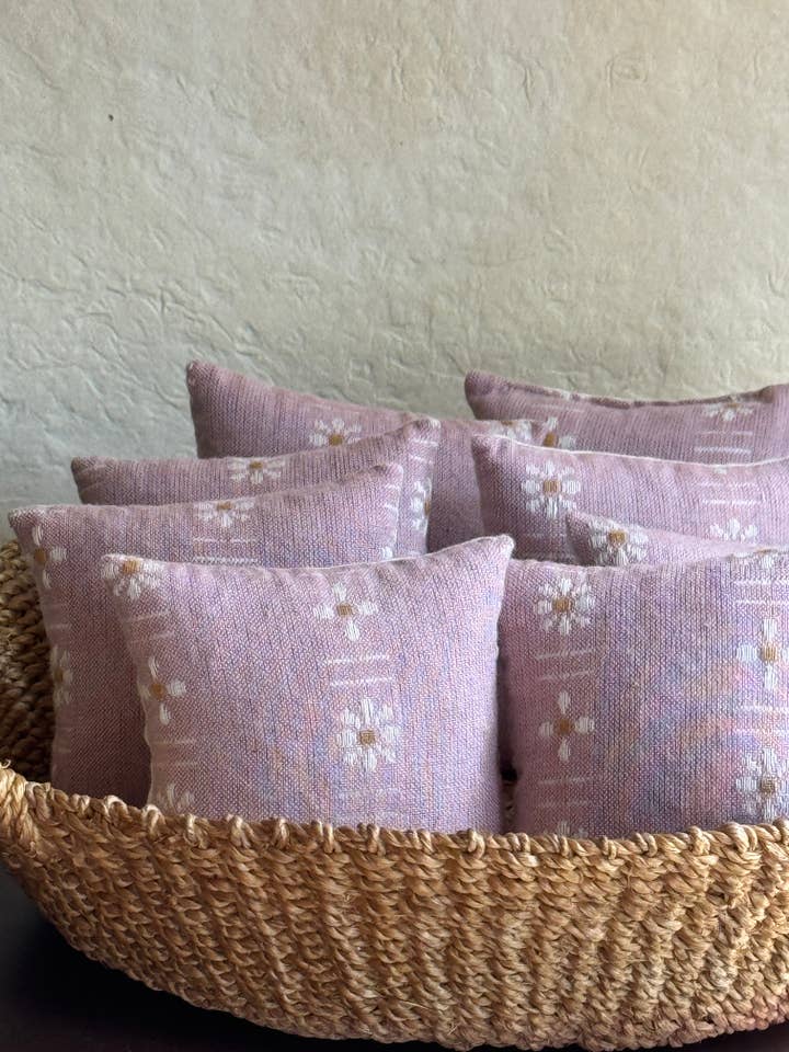 Dusty Pink Square Lavender Sachets for wholesale by Belle's Nest