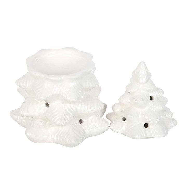 Something Different Wholesale - Wholesale Wax Warmer - White Winter Fir Tree Oil Burner and Wax Warmer2