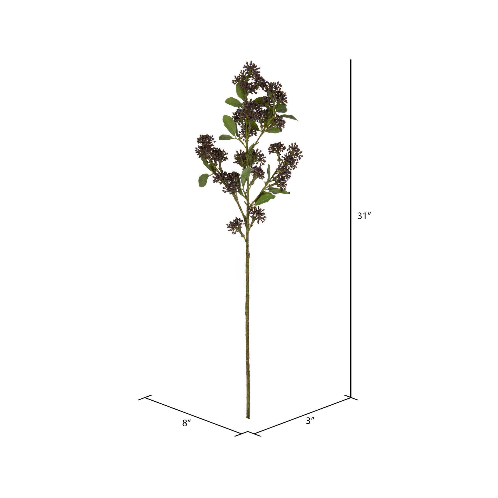 Vickerman 31" Blackberry Purple Berry Spray 2/bag for wholesale on Faire2