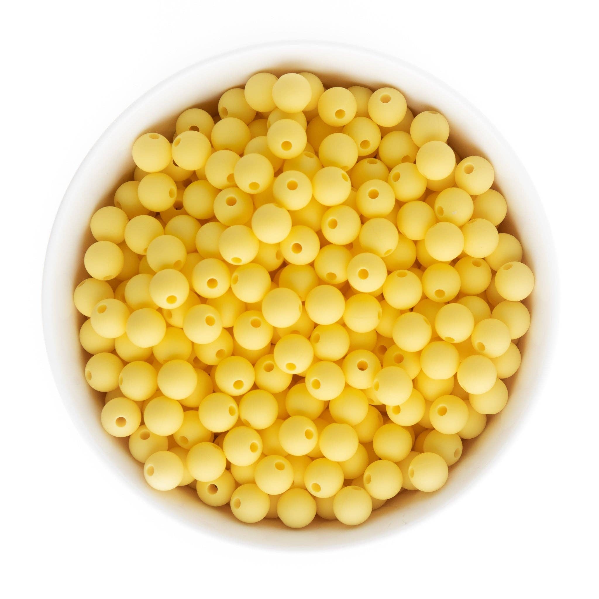 Cara & Co Silicone Craft Supply – Missangas por atacado – Contas redondas de silicone de 9 mm3