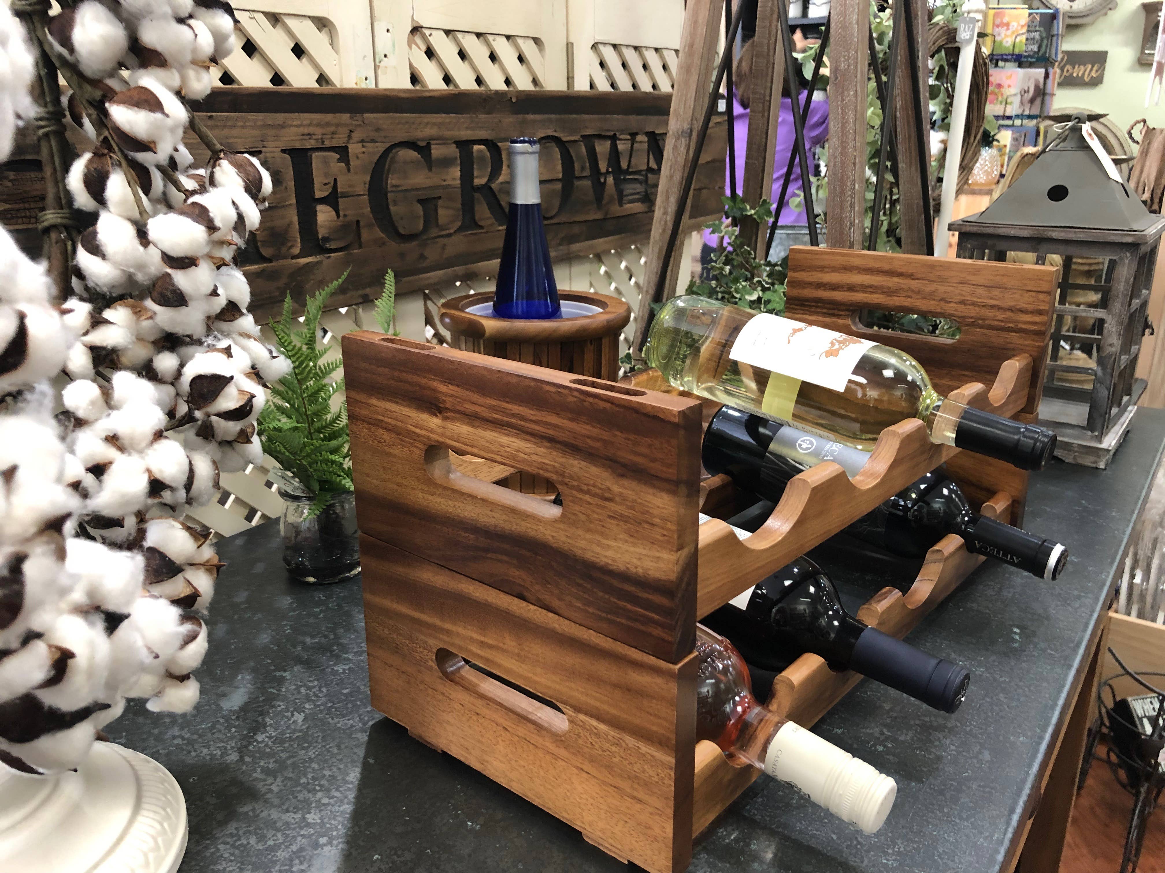 Kalmar Home - Wholesale Wine Rack - 4 Bottle Stackable Wine Rack - 4067