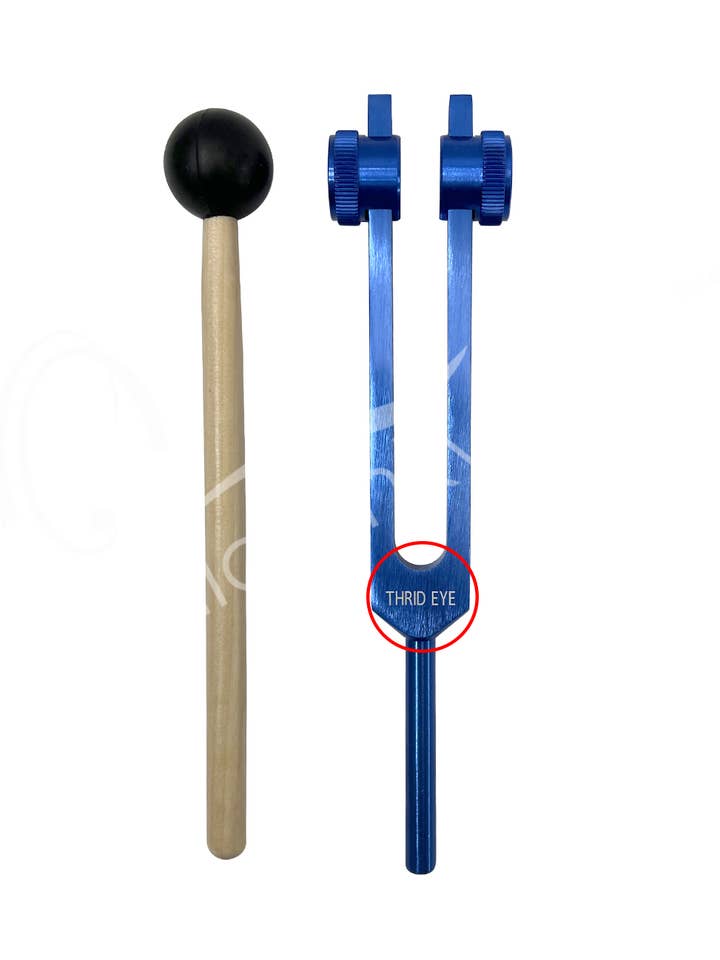 (PC)TUNING FORK - SPELLING ERROR THIRD EYE CHAKRA TUNED WIT for wholesale by Oceanic Linkways Inc