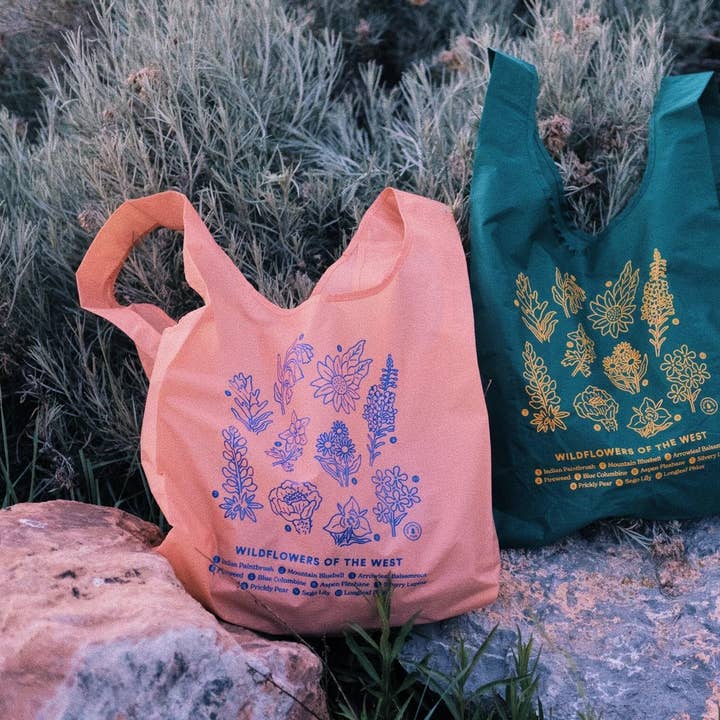 Wildflowers BAGGU Reusable Bag for wholesale by Goodnight Pine