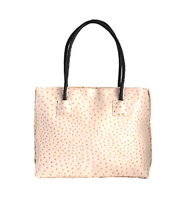 22 Tote - Wholesale Tote Bag - Women's - Lightweight Ostrich Zippered Tote Bag23