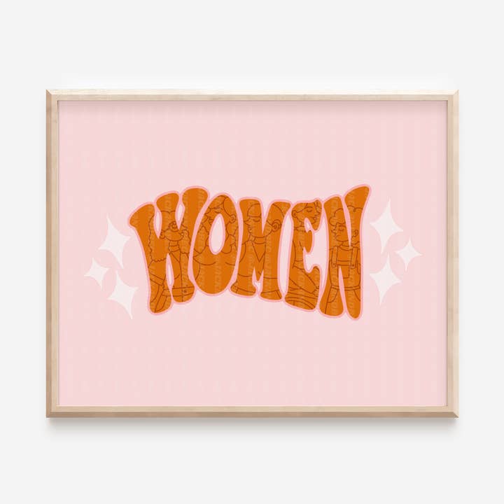 "Women ✨" Print, Women Empowerment, Disability Pride, Women Art for wholesale by Jack and Bec
