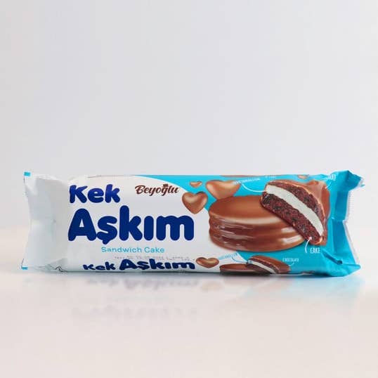Beyoglu Kek Askim Double Cocoa Marshmallow Sandwich Cakes - 8 Paquets - 6,49 oz (184g) pour la vente par Aladdin