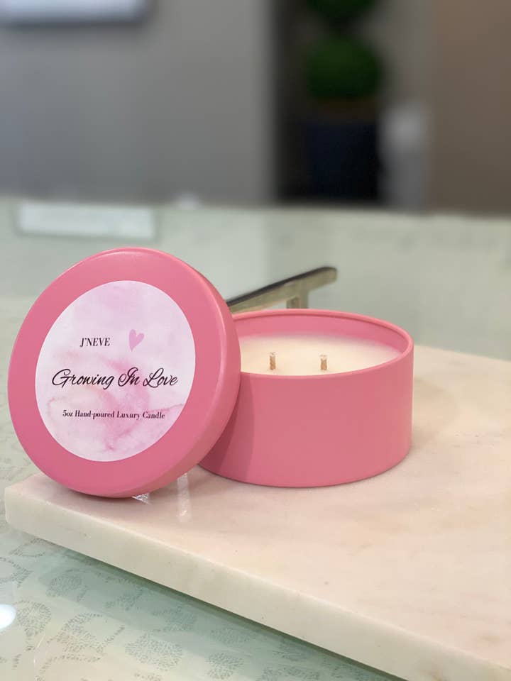 Limited Edition Growing In Love Candle for wholesale by JNEVE