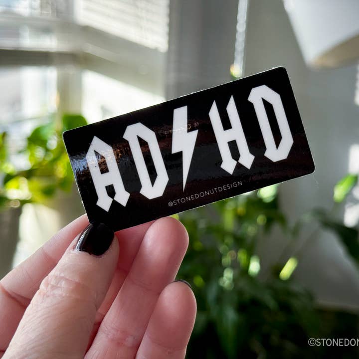 Stone Donut Design, LLC - Wholesale Sticker - ADHD Vinyl Sticker3