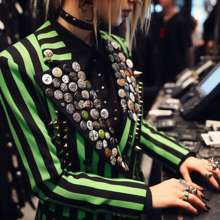 Pinbax Express – wholesale Lapel pin/button – 1980s party x 20 1" inch (25mm) button pins 80s nostalgia2