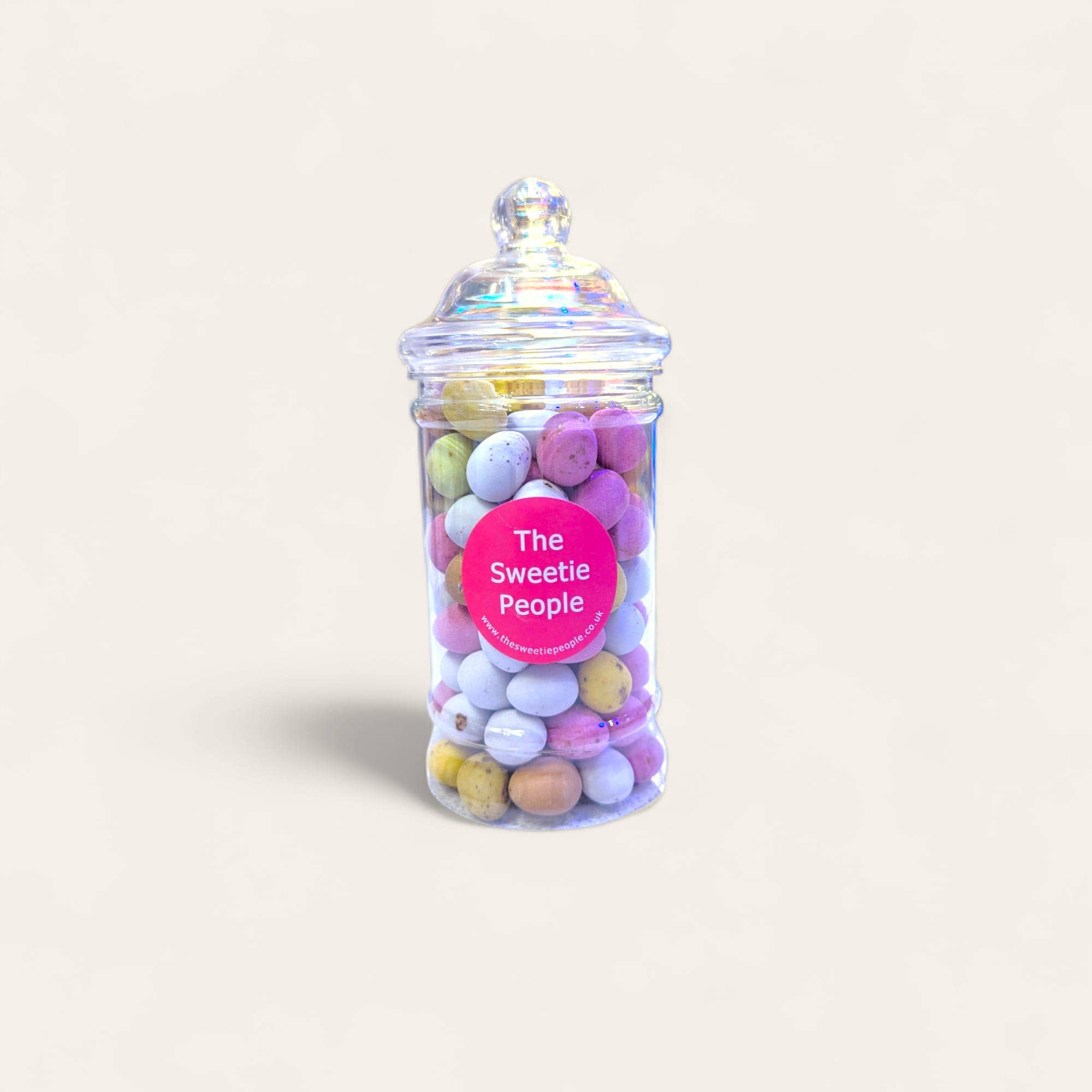 The Sweetie People – wholesale Gummy – Mini Eggs Sweet Jar 0