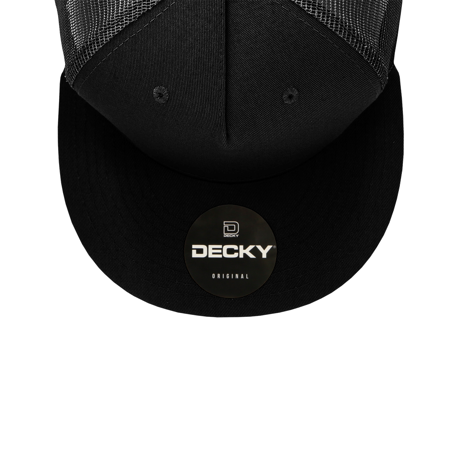 The Park Wholesale - Wholesale Truckerpet - Uniseks - Decky 1040 - Blanco Trucker Snapback-hoeden met 5 panelen - 104034