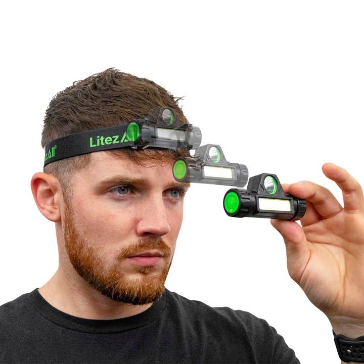 LitezAll - Wholesale Flashlight - LitezAll Rechargeable Dual Mode Headlamp4