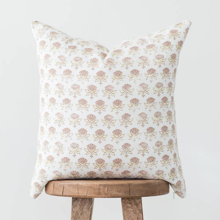 Fleur - White Floral - 18" | 22" | 24" for wholesale by Woven Nook