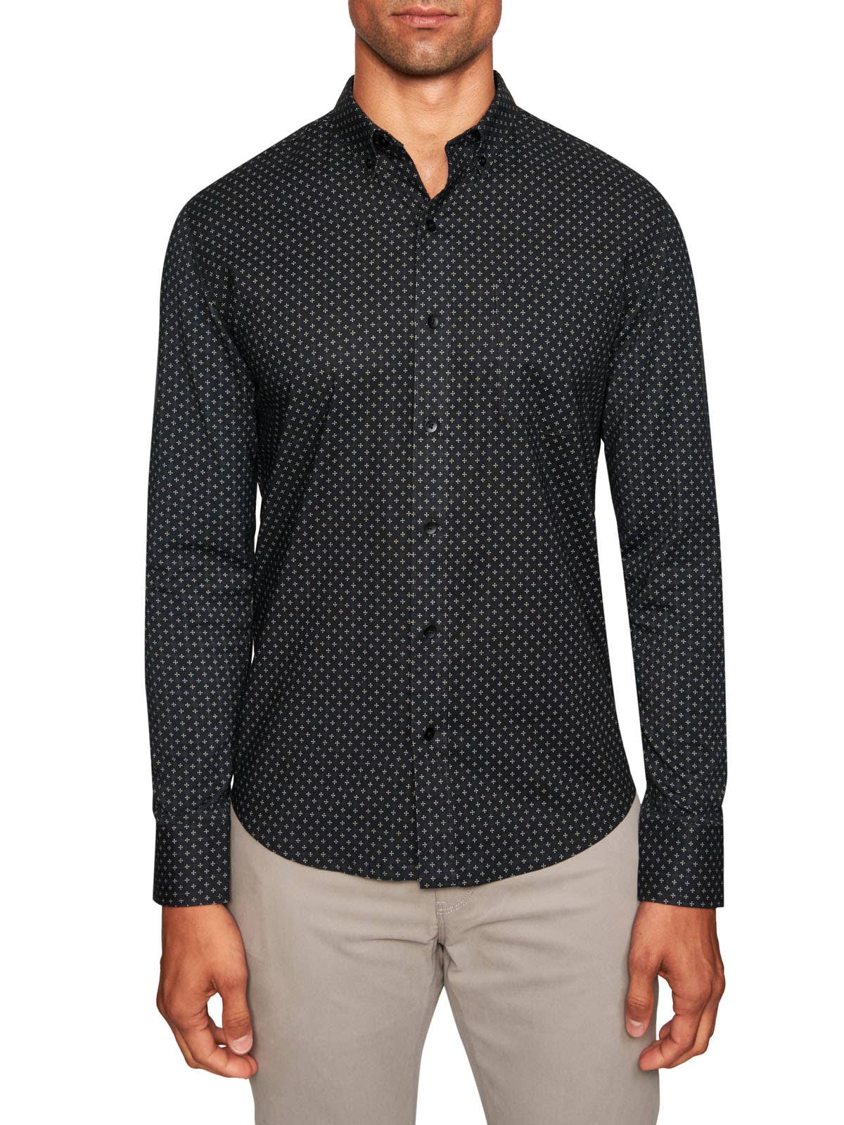 W.R.K – wholesale Skjortor – Herr – DOT DIAMANT OMARBETAD LÅNGÄRMAD SKJORTA2