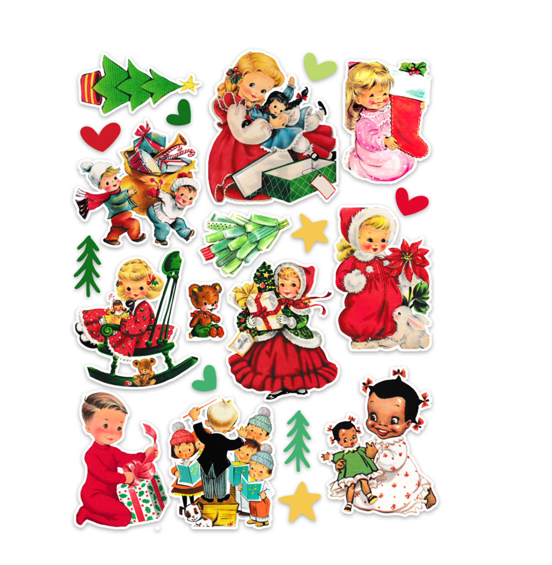 Pretty Little Studio - Wholesale Cutouts - Vintage Carol Christmas Ephemera | Cutouts, DieCuts, 1