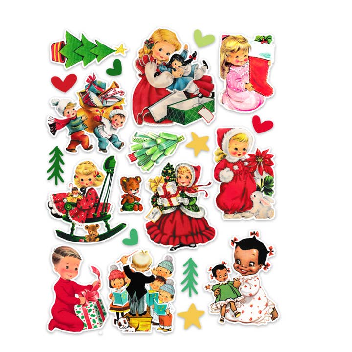 Pretty Little Studio - Wholesale Cutouts - Vintage Carol Christmas Ephemera | Cutouts, DieCuts, 1
