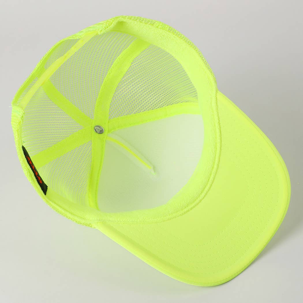 Fashion City - Wholesale Truckerpet - Dames - Heet Meiden Raken Stoepranden Glitter Logo Schuim Trucker Pet26