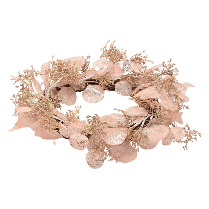 WIDDOP and Co. - Wholesale Ornament - Blush Delicate Dried Foiliage Wreath1