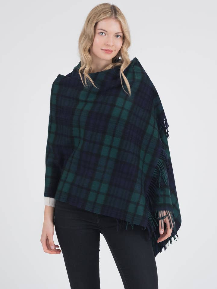 Heritage Tartan Lambswool Stole - Blackwatch for wholesale by Kiltane