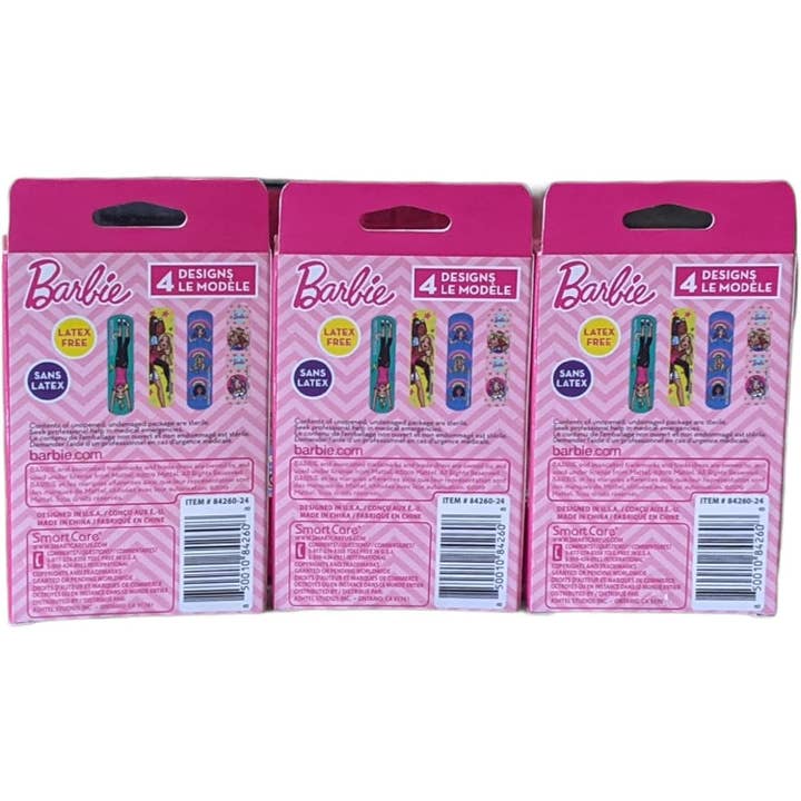 Innovarix - Wholesale Bandaids/Bandages - Kids & Baby - Barbie Themed Sterile Adhesive Kids Bandages - 20ct