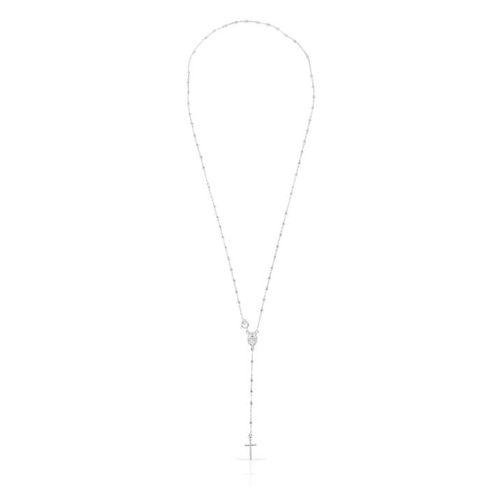 FIRENZE ARTEGIANI - Wholesale Pendant/Charm Necklace - Rosary Necklace with 925 Sterling Silver with silver beads9